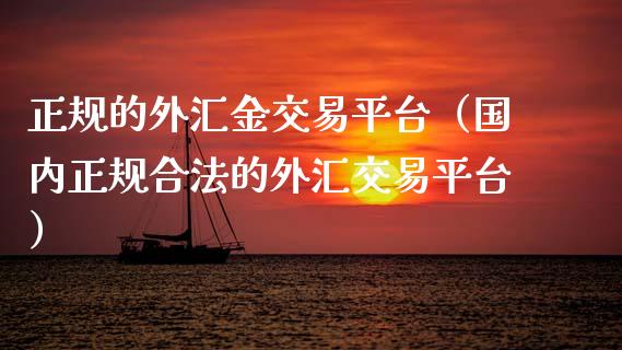 国内的外汇交易平台(国内的外汇交易平台哪个好)